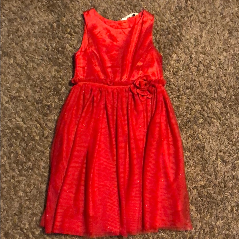 Red girls dress